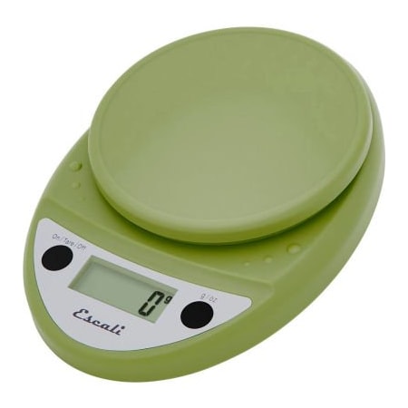 Escali Escali P115TG Primo Compact Digital Scale, 5000 g x 1 g, Green P115TG